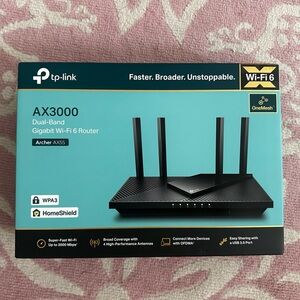 TP-Link - Archer AX3000 Pro Dual-Band Wi-Fi 6 Router - Black